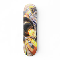 Fire and Ice Abstract Skateboard by alexanderbutler Fire and Ice Abstract Skateboard