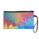 Fire and Ice Bagettes Bag Wristlet Clutch