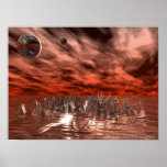 Fire and Ice Print