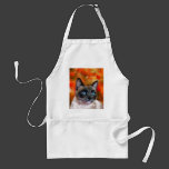 Fire and Ice Siamese Cat painting Aprons