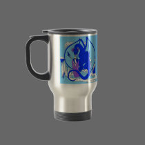 Fire and Ice Wizards Travel Mug by NelsonDesigns Fire and Ice Wizards Travel Mug