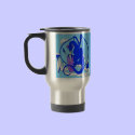 Fire and Ice Wizards Travel Mug by NelsonDesigns Fire and Ice Wizards Travel Mug