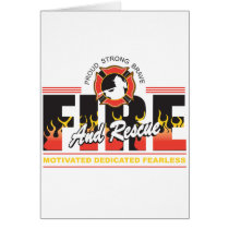 Fire and Rescue Card