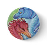 Fire and water dragons button