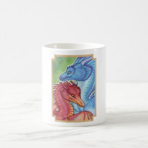 Fire and water dragons mug mugs