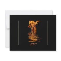 fire and water invitations