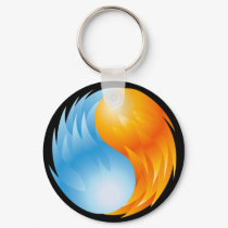 FIRE AND WATER keychains