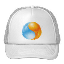 FIRE AND WATER MESH HAT