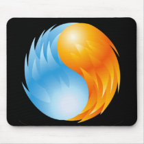 FIRE AND WATER mousepads