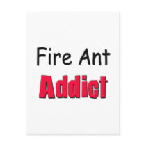 Fire Ant Addict postcards by AnimalShirts Fire Ant Addict postcards