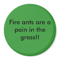 Fire ants are a pain in the grass!! magnets by JillSmith980 Fire ants are a pain in the grass!! magnets