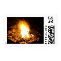 Fire At Night postage by lifesphere Fire At Night postage