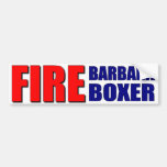 Fire Barbara Boxer Bumper Sticker