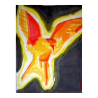 Fire Bird Painting print