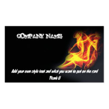 fire biz card one, COMPANY NAME, Add your own s... Business Cards