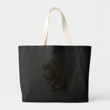 Fire Breathing Dragon Canvas Bags
