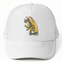 Fire Breathing Dragon Cap Mesh Hats