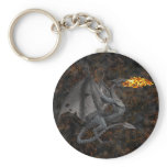Fire-Breathing Dragon Keychain