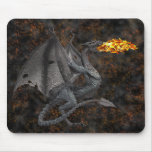 Fire-Breathing Dragon Mouse Pad
