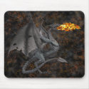 Fire-Breathing Dragon mousepads