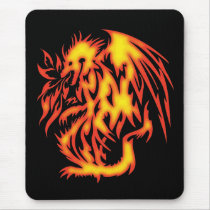 FIRE BREATHING DRAGON mousepads