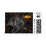 Fire-Breathing Dragon Postage Stamps