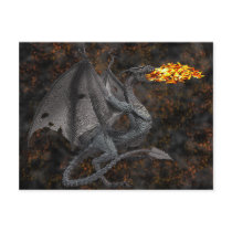 Fire-Breathing Dragon Postcards