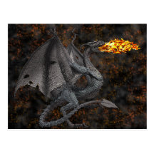 Fire-Breathing Dragon Postcards