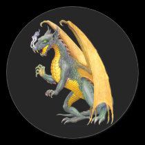 Fire Breathing Dragon Sticker