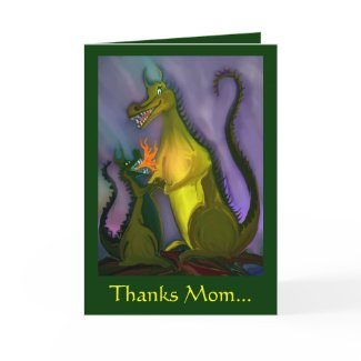 Fire-Breathing Lessons card zazzle_card