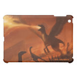 Fire-Breathing Prehistoric Dinosaur by Jake Murray ipad mini cases