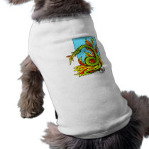 Fire breathing serpent pet clothing