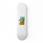 Fire breathing serpent skate board