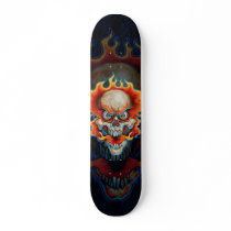 Fire Breathing Skull Design Skate Decks