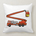 Fire Bucket Truck Pillow   Customize It!