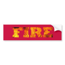 Fire Bumper Stickers