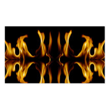 Fire Business Card Template
