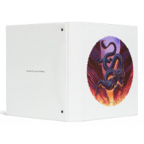 "Fire Cavern" 3 Ring Binder