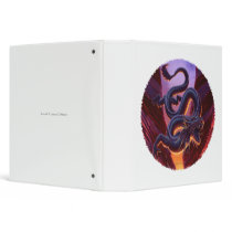 "Fire Cavern" Close Up 3 Ring Binders