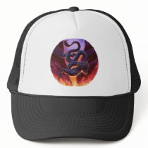 "Fire Cavern" Trucker Hats