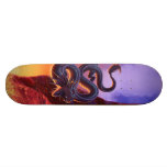 "Fire Cavern" Custom Skateboard