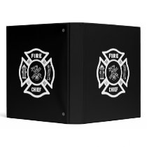 Fire Chief 3 Ring Binder