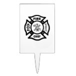 Fire Chief Cake Pick