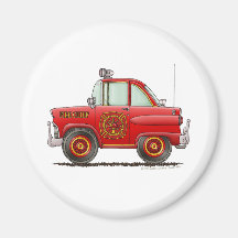 Fire Chief Car Firefighter Fireman Magnets