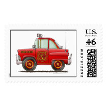 Fire Chief Car Stamps