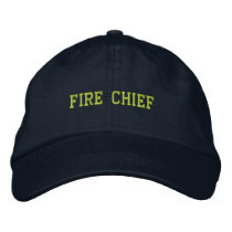 Fire Chief-Embroidered Hat embroidered hats