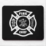 Fire Chief Mousepads