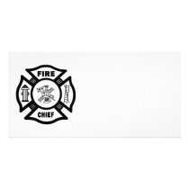 Fire Chief Customized Photo Card