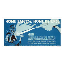 Fire Control Safety NYC 1942 WPA posters