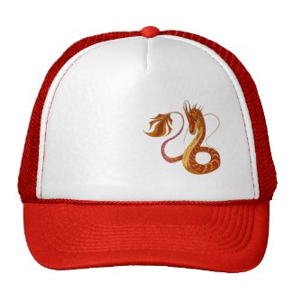 Fire Coral Dragon Hat